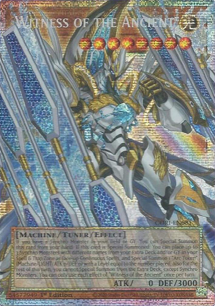Witness of the Ancient (Starlight Rare) [CORI-EN081] Starlight Rare | Black Swamp Games