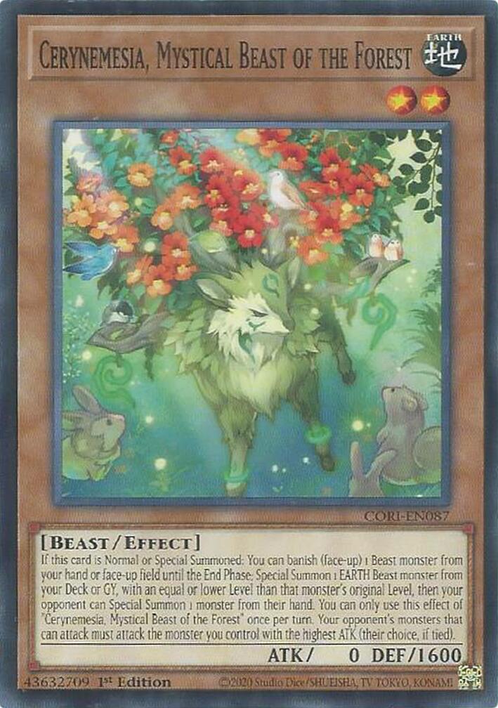 Cerynemesia, Mystical Beast of the Forest [CORI-EN087] Common | Black Swamp Games