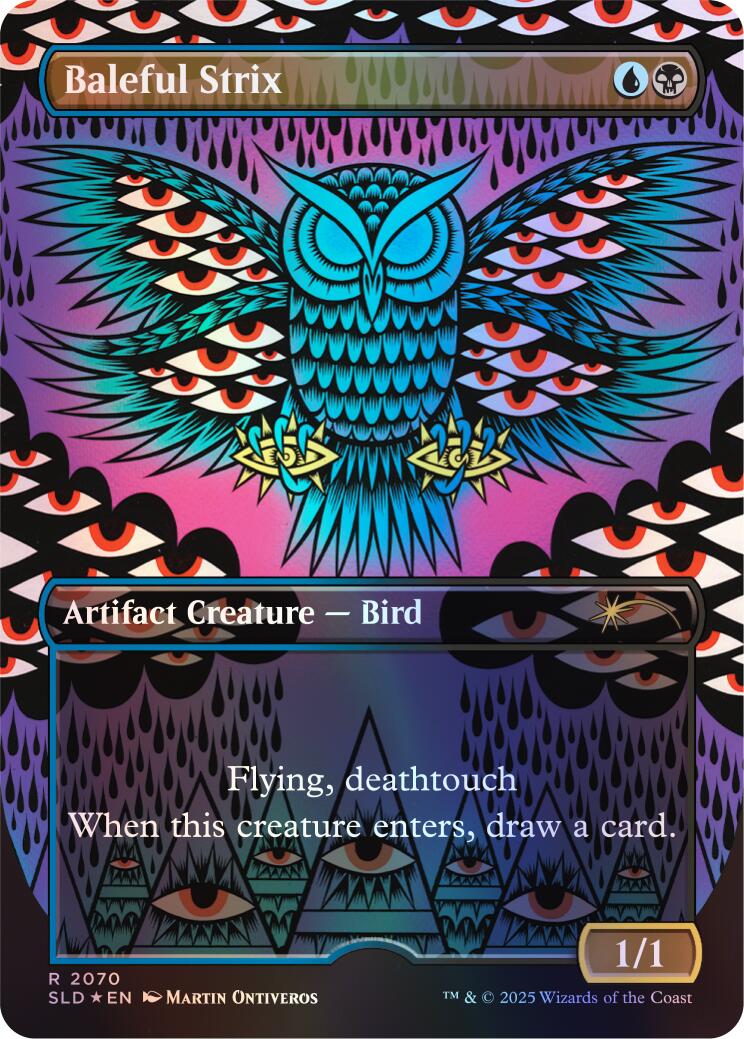 Baleful Strix (2070) (Rainbow Foil) [Secret Lair Drop Series] | Black Swamp Games