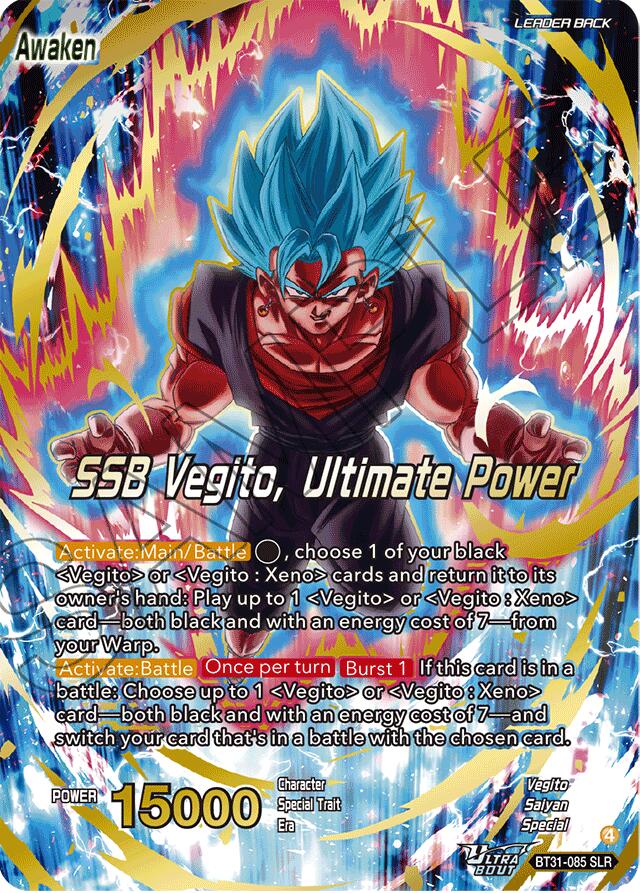 Vegito // SSB Vegito, Ultimate Power (SLR) (BT31-085) [Impact Beyond Dimensions] | Black Swamp Games