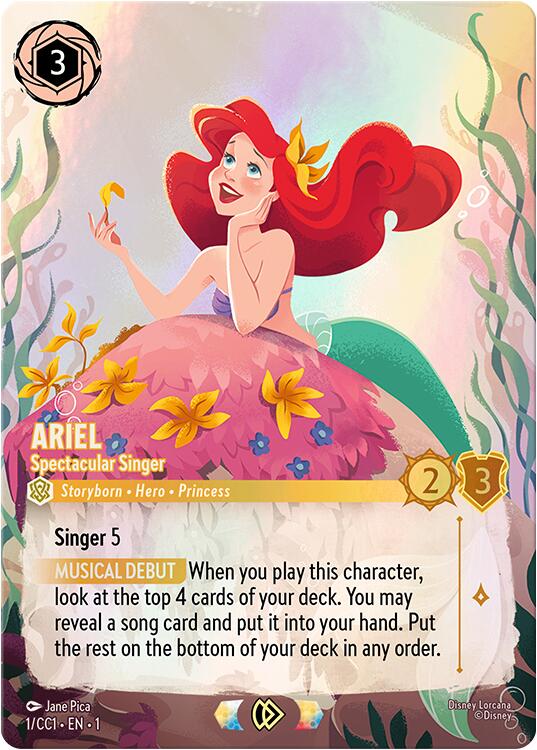 Ariel - Spectacular Singer (1) [Promo Cards] | Black Swamp Games