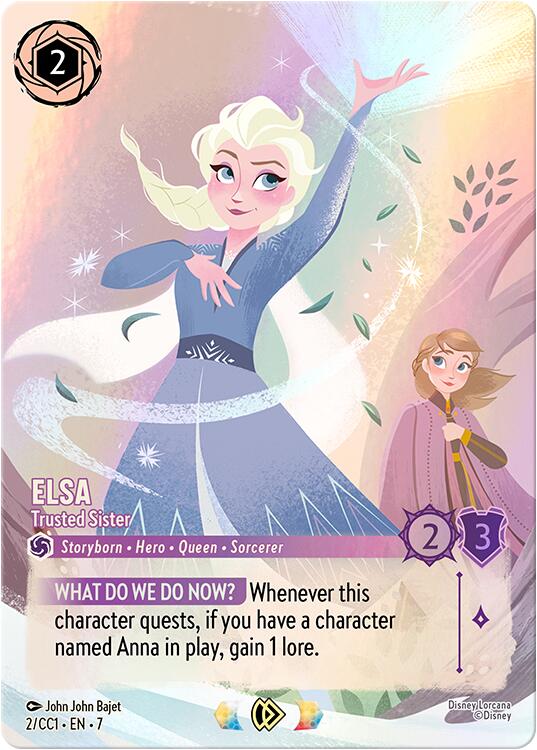 Elsa - Trusted Sister (2) [Promo Cards] | Black Swamp Games