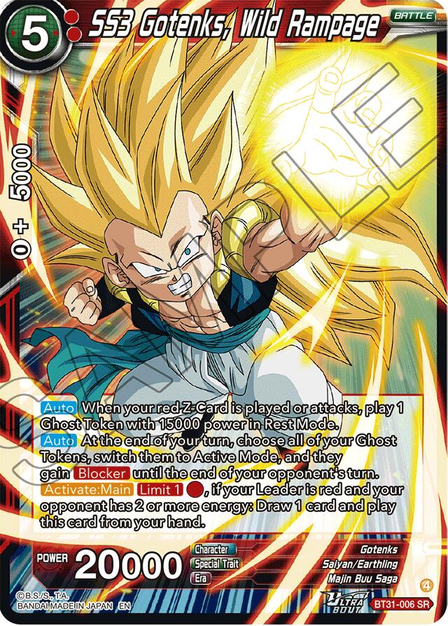 SS3 Gotenks, Wild Rampage (BT31-006) [Impact Beyond Dimensions] | Black Swamp Games