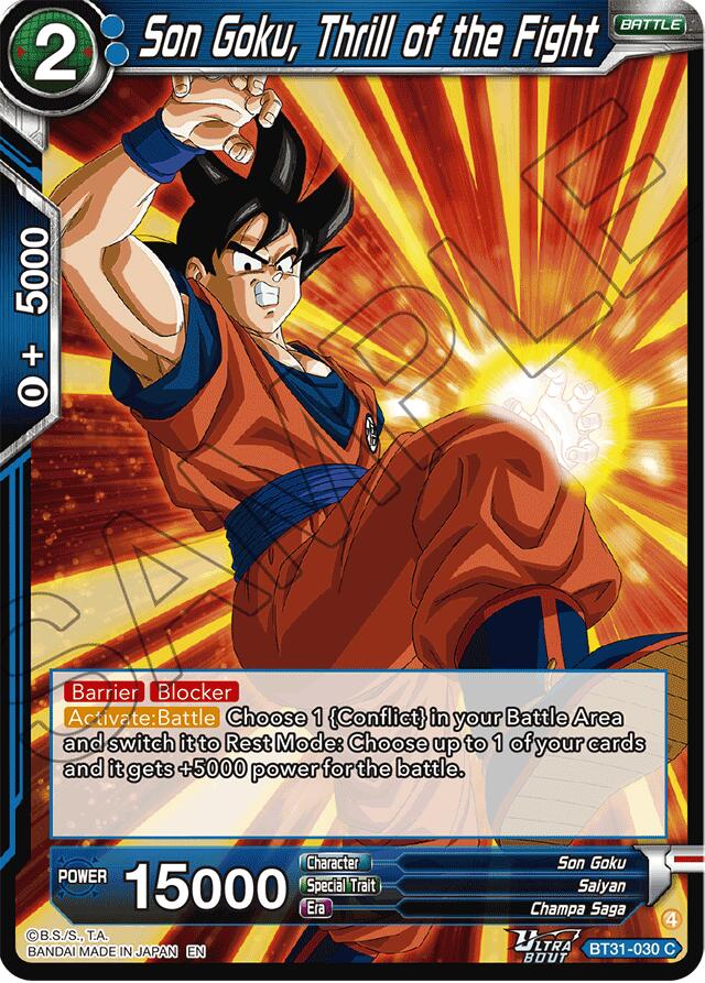 Son Goku, Thrill of the Fight (BT31-030) [Impact Beyond Dimensions] | Black Swamp Games