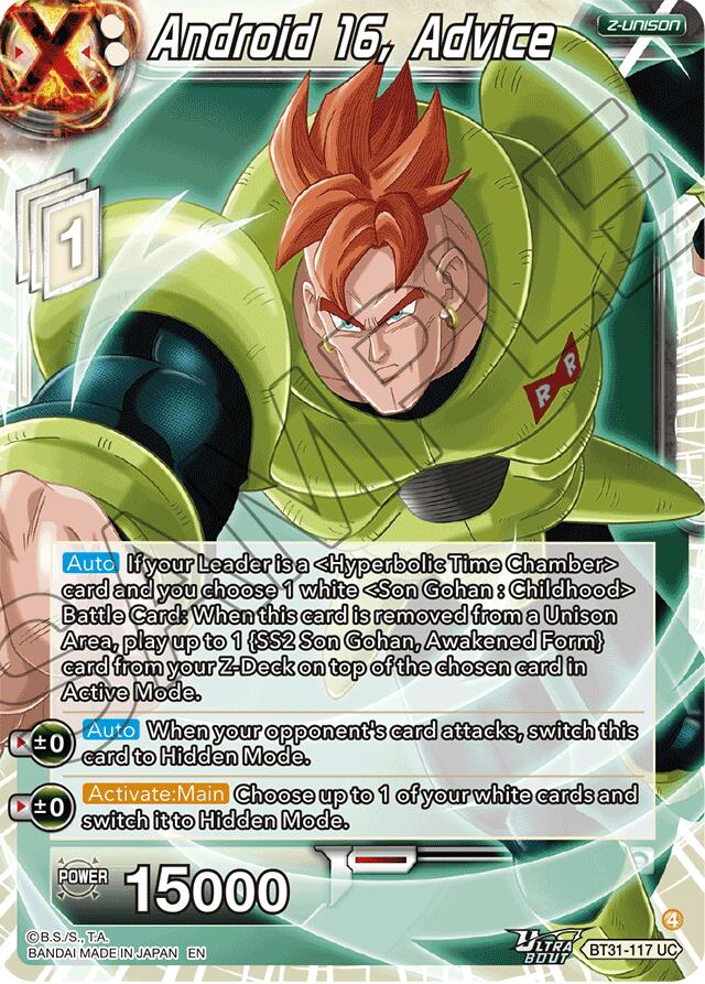 Android 16, Advice (BT31-117) [Impact Beyond Dimensions] | Black Swamp Games