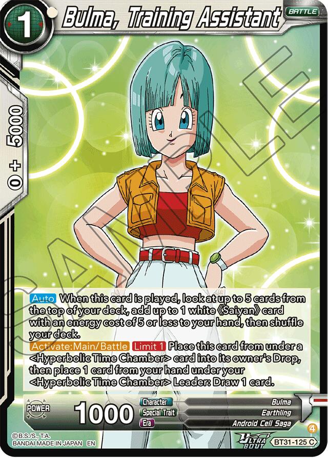 Bulma, Training Assistant (BT31-125) [Impact Beyond Dimensions] | Black Swamp Games