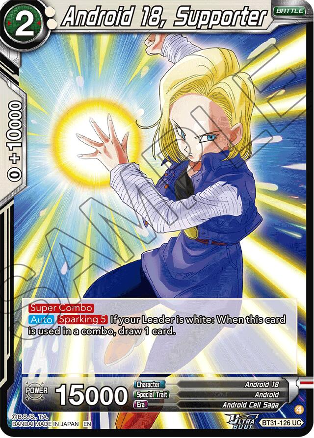 Android 18, Supporter (BT31-126) [Impact Beyond Dimensions] | Black Swamp Games