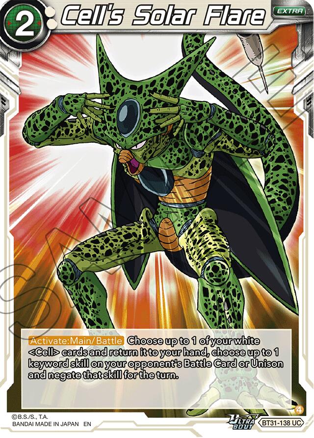 Cell's Solar Flare (BT31-138) [Impact Beyond Dimensions] | Black Swamp Games