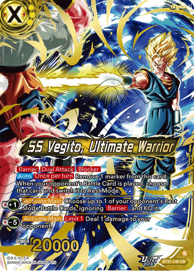 SS Vegito, Ultimate Warrior (BT31-146) [Impact Beyond Dimensions] | Black Swamp Games