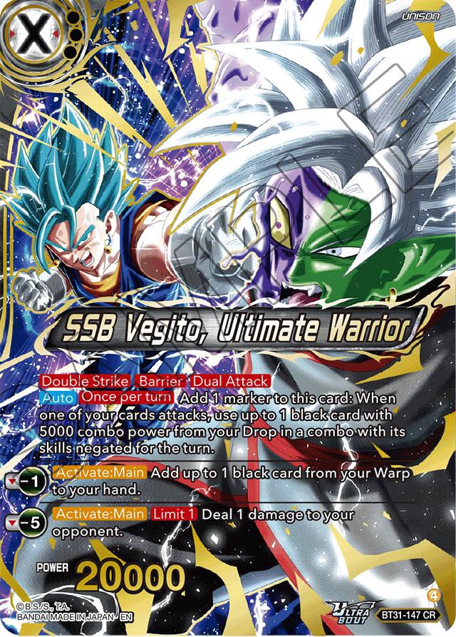 SSB Vegito, Ultimate Warrior (BT31-147) [Impact Beyond Dimensions] | Black Swamp Games