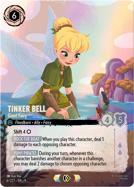 Tinker Bell - Giant Fairy (6/CC1) (6) [Promo Cards] | Black Swamp Games