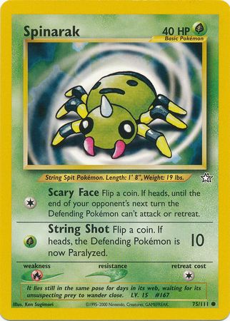 Spinarak (75/111) [Neo Genesis Unlimited] | Black Swamp Games