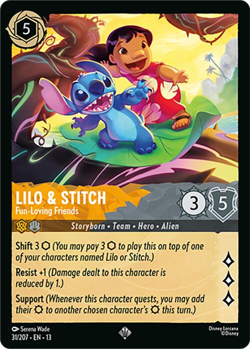 Lilo & Stitch - Fun-Loving Friends (31/204) [Attack of the Vine!] | Black Swamp Games