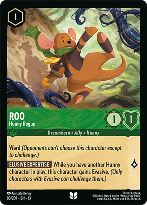 Roo - Hunny Rogue (83/204) [Attack of the Vine!] | Black Swamp Games