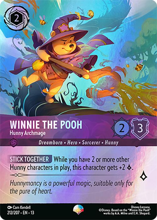 Winnie the Pooh - Hunny Archmage (Epic) (212/204) [Attack of the Vine!] | Black Swamp Games