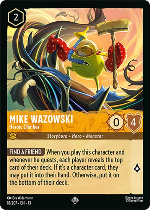 Mike Wazowski - Heroic Climber (18/204) [Attack of the Vine!] | Black Swamp Games