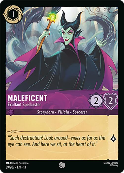 Maleficent - Exultant Spellcaster (39/204) [Attack of the Vine!] | Black Swamp Games
