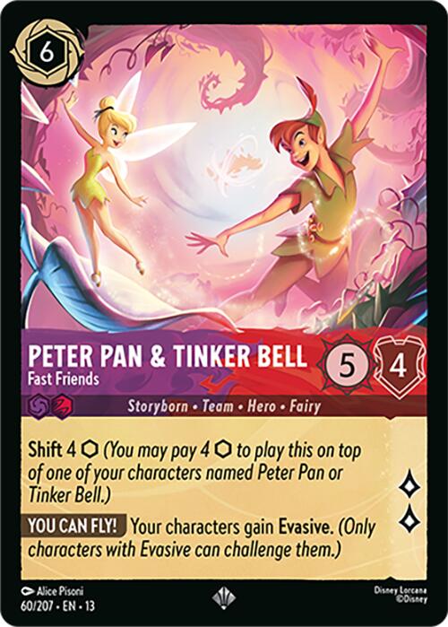 Peter Pan & Tinker Bell - Fast Friends (60/204) [Attack of the Vine!] | Black Swamp Games