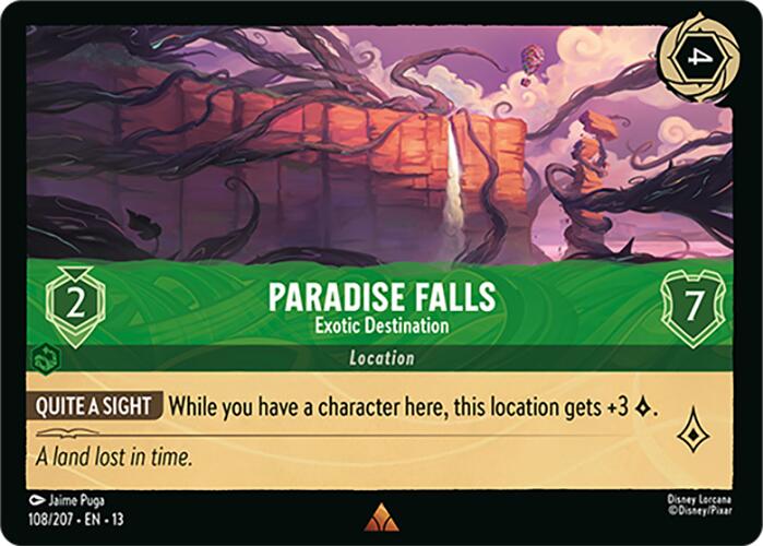 Paradise Falls - Exotic Destination (108/204) [Attack of the Vine!] | Black Swamp Games