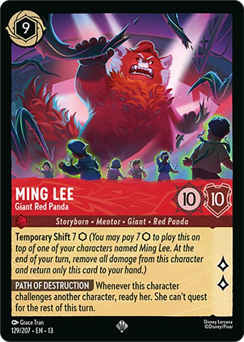 Ming Lee - Giant Red Panda (129/204) [Attack of the Vine!] | Black Swamp Games
