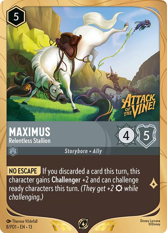 Maximus - Relentless Stallion (8) [Promo Cards] | Black Swamp Games