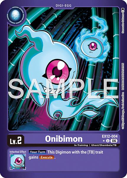 Onibimon [EX12-004] (Limited Foil) [Digital World Shambala] | Black Swamp Games
