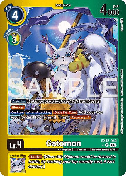 Gatomon [EX12-042] (Limited Foil) [Digital World Shambala] | Black Swamp Games