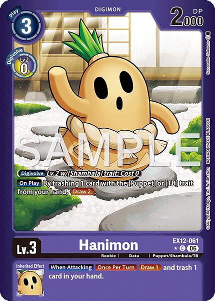 Hanimon [EX12-061] (Limited Foil) [Digital World Shambala] | Black Swamp Games