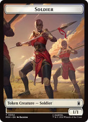 Soldier // Goat Double-Sided Token [Marvel Super Heroes Commander Tokens] | Black Swamp Games