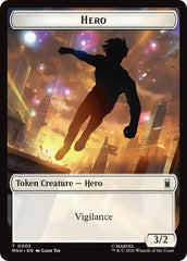 Hero // Robot Villain Double-Sided Token [Marvel Super Heroes Tokens] | Black Swamp Games