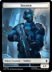 Villain // Soldier Double-Sided Token [Marvel Super Heroes Tokens] | Black Swamp Games