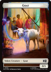 Goat // Soldier Double-Sided Token (Surge Foil) [Marvel Super Heroes Commander Tokens] | Black Swamp Games