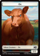 Ox // Vibranium Double-Sided Token [Marvel Super Heroes Commander Tokens] | Black Swamp Games