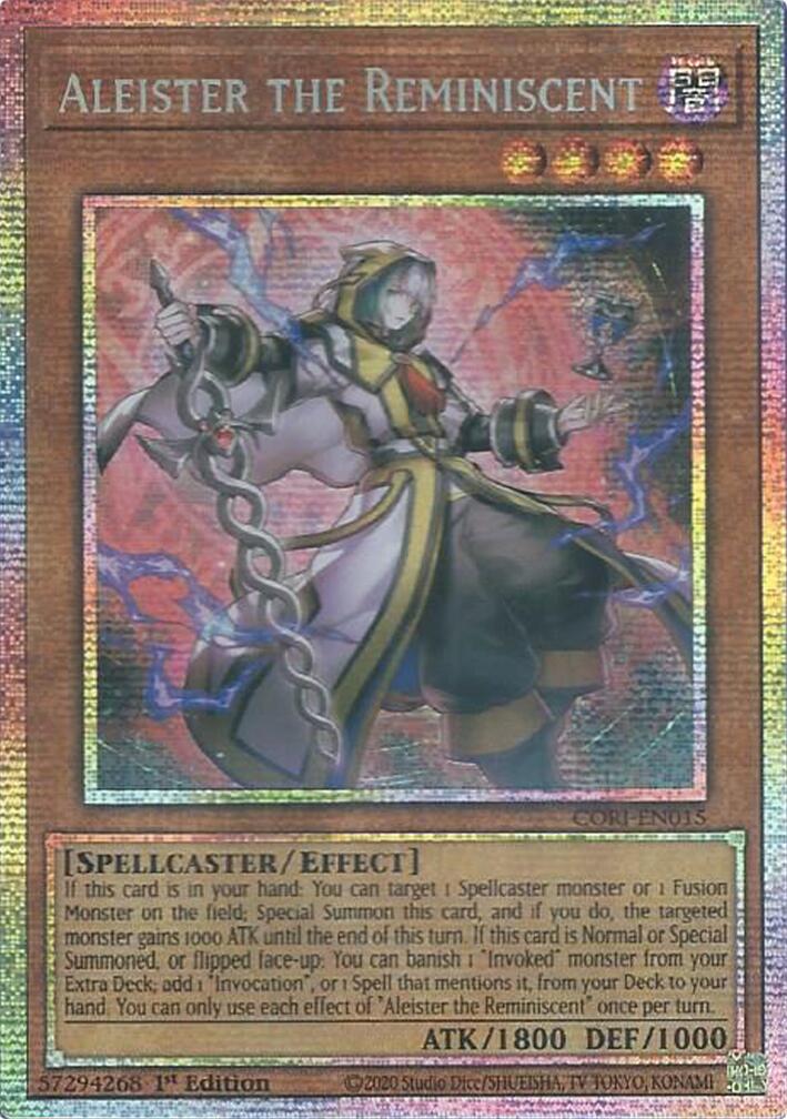 Aleister the Reminiscent (Starlight Rare) [CORI-EN015] Starlight Rare | Black Swamp Games
