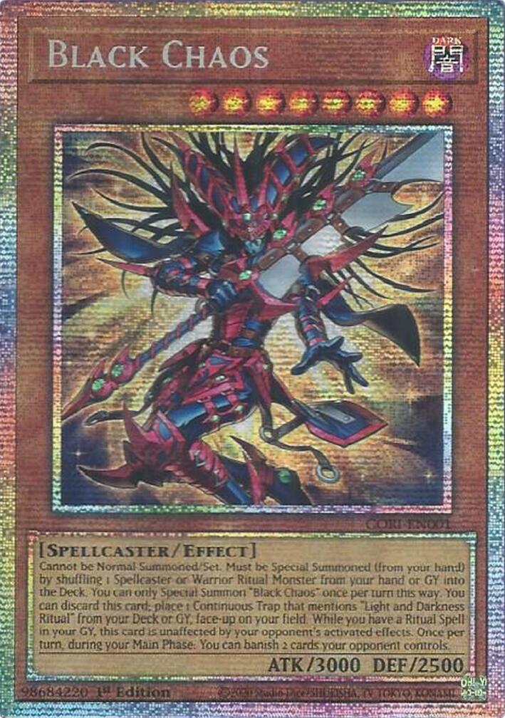 Black Chaos (Starlight Rare) [CORI-EN001] Starlight Rare | Black Swamp Games