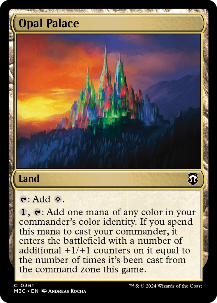 Opal Palace (Ripple Foil) [Modern Horizons 3 Commander] | Black Swamp Games