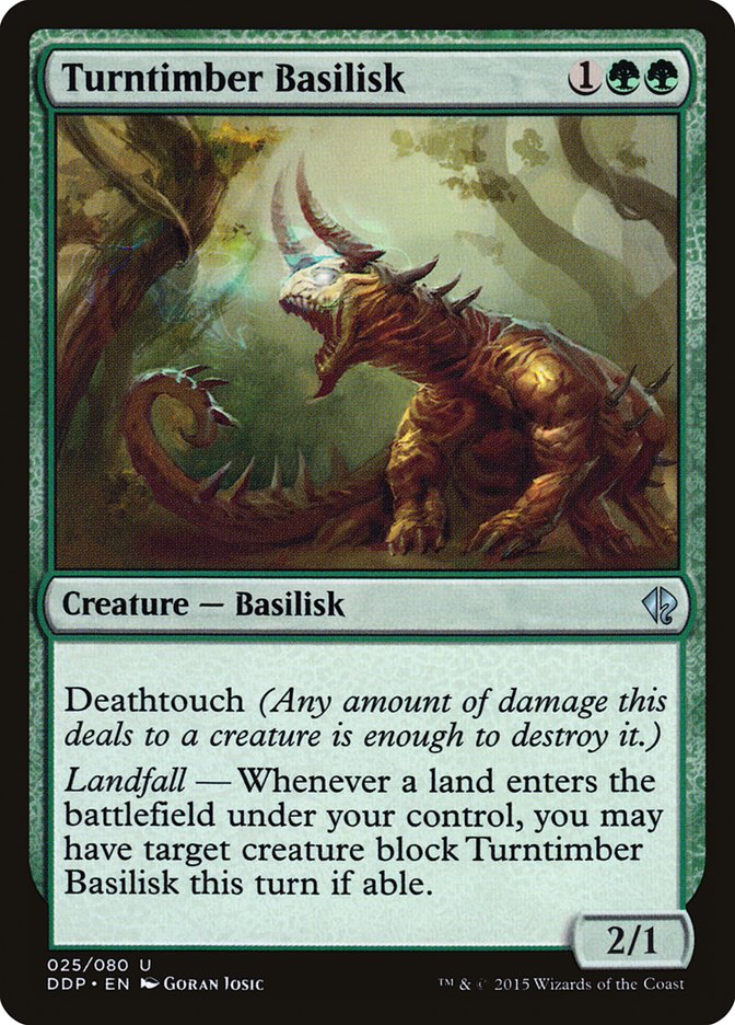 Turntimber Basilisk [Duel Decks: Zendikar vs. Eldrazi] | Black Swamp Games