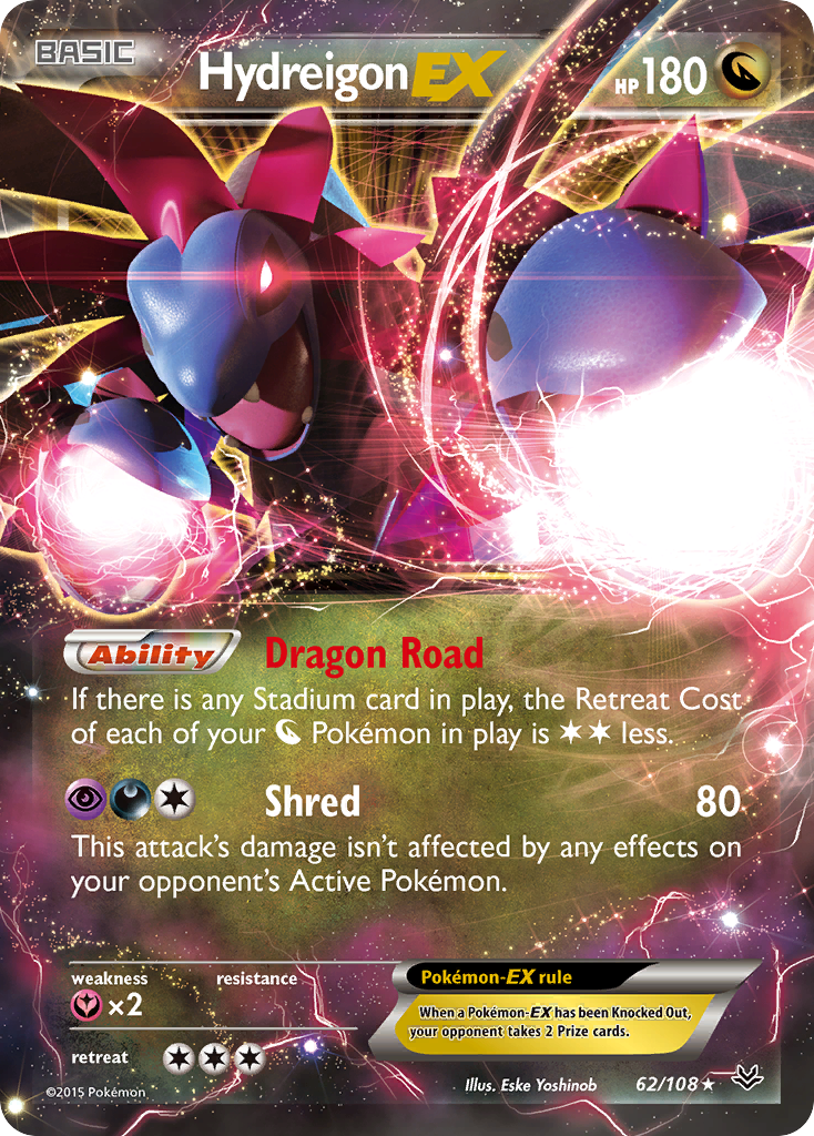 Hydreigon EX (62/108) [XY: Roaring Skies] | Black Swamp Games