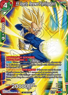 SS Vegeta, Renewed Fighting Spirit (Ultra-Bout Series Tournament Pack Vol.3) (P-754) [Tournament Promotion Cards] | Black Swamp Games