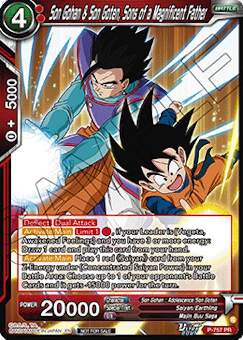 Son Gohan & Son Goten, Sons of a Magnificent Father (Deluxe Pack 2026 Vol.2) (P-757) [Tournament Promotion Cards] | Black Swamp Games
