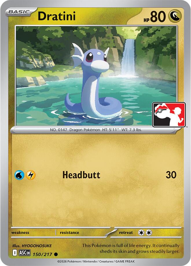 Dratini (150/217) [Prize Pack Series Nine] | Black Swamp Games