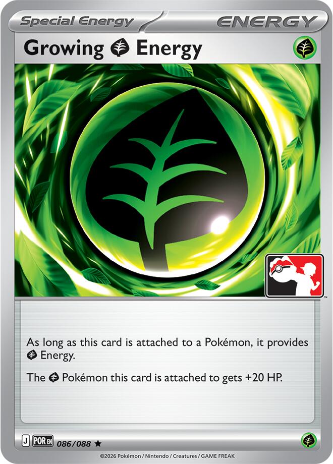 Growing Grass Energy (086/088) [Prize Pack Series Nine] | Black Swamp Games
