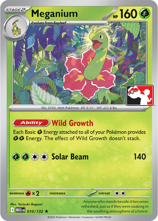 Meganium (010/132) [Prize Pack Series Nine] | Black Swamp Games
