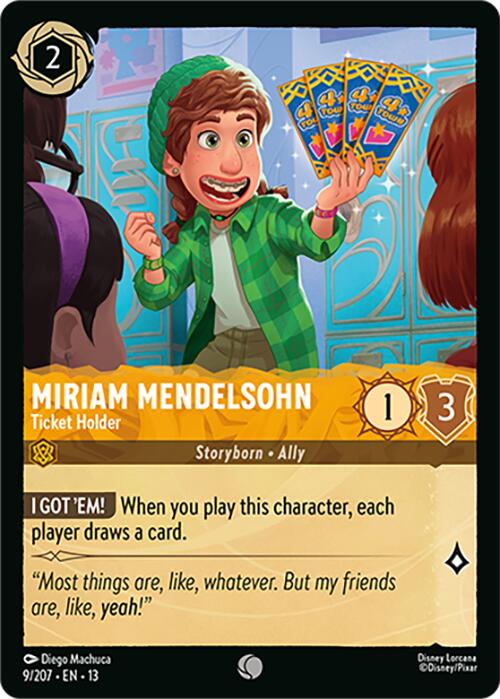 Miriam Mendelsohn - Ticket Holder (9/207) [Attack of the Vine!] | Black Swamp Games