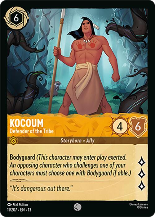 Kocoum - Defender of the Tribe (11/207) [Attack of the Vine!] | Black Swamp Games