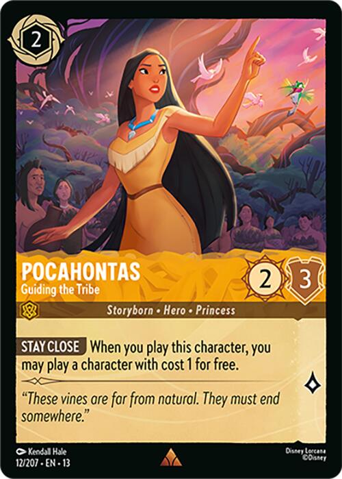 Pocahontas - Guiding the Tribe (12/207) [Attack of the Vine!] | Black Swamp Games