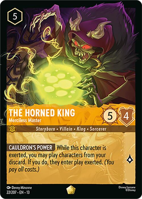 The Horned King - Merciless Master (22/207) [Attack of the Vine!] | Black Swamp Games