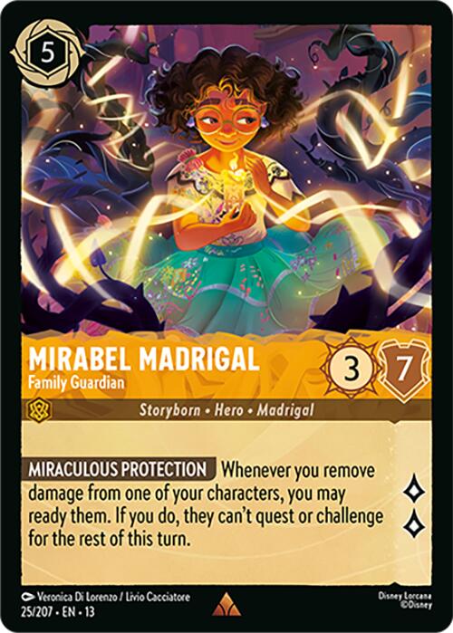 Mirabel Madrigal - Family Guardian (25/207) [Attack of the Vine!] | Black Swamp Games