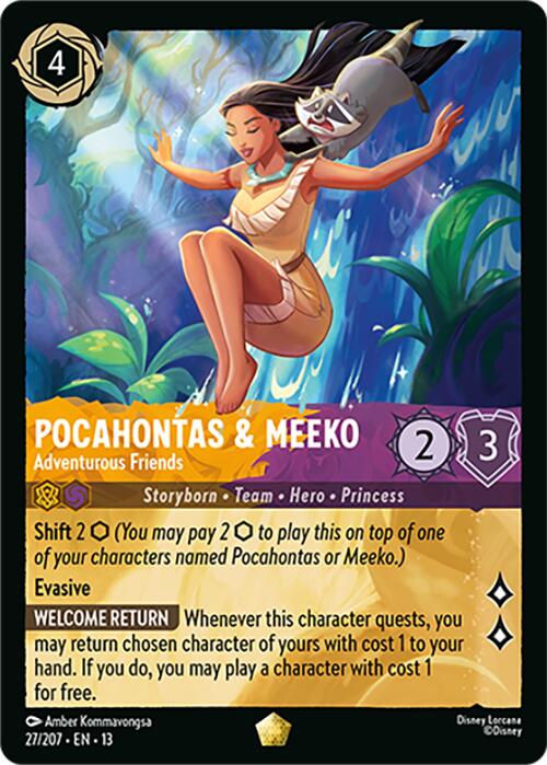 Pocahontas & Meeko - Adventurous Friends (27/207) [Attack of the Vine!] | Black Swamp Games