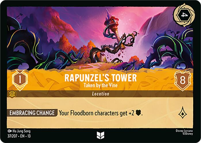 Rapunzel's Tower - Taken by the Vine (37/207) [Attack of the Vine!] | Black Swamp Games